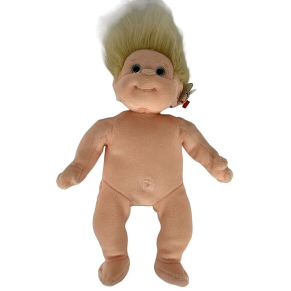 Ty Beanie Kids Lot of 3 Specs Curly Angel Nude Soft Dolls 10 inch Vtg 90s - Picture 5 of 15